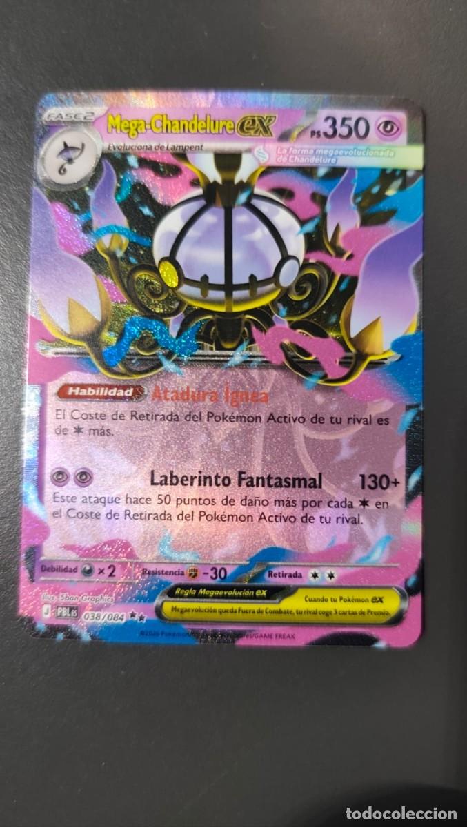 Trading cards: Mega-Chandelure ex pokemon tcg obscuridad absoluta espa&ntilde;ol 38
