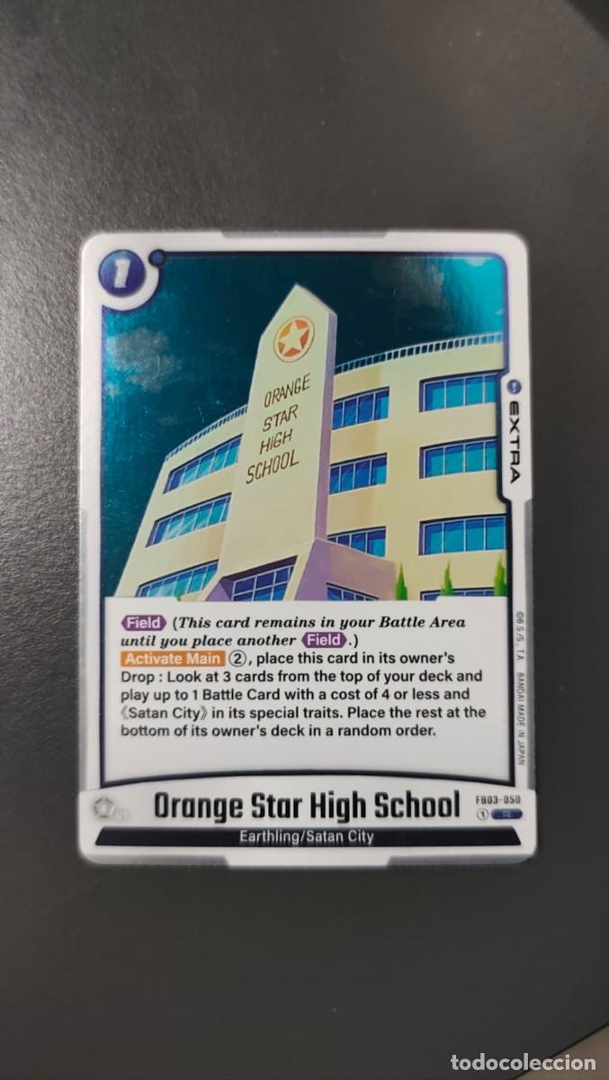 Trading cards: Dragon ball super card game fusion world Orange Star High School rara foil FB03 50