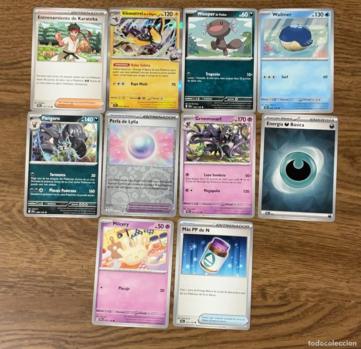Trading cards: Lote 10 Cartas Pok&eacute;mon TCG Amigos de Paldea / Scarlet & Violet (Espa&ntilde;ol)