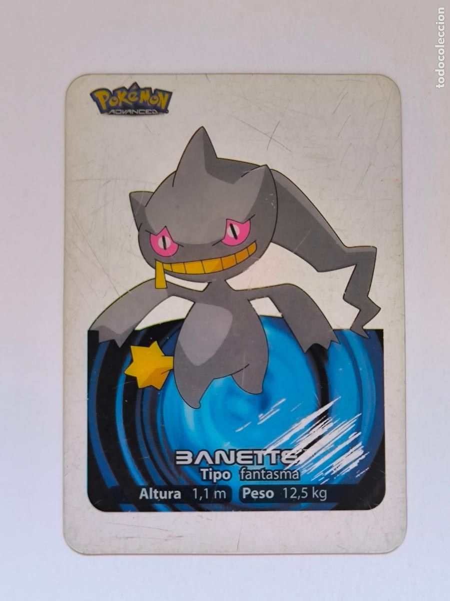 Trading cards: POKEMON ADVANCED LAMINCARDS - N&ordm; 115 BANETTE - CARD / CARTA - EDIBAS 2006 (9ZC1)