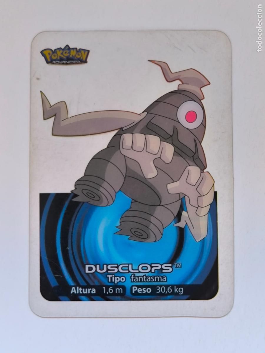 Trading cards: POKEMON ADVANCED LAMINCARDS - N&ordm; 117 DUSCLOPS - CARD / CARTA - EDIBAS 2006 (9ZC1)