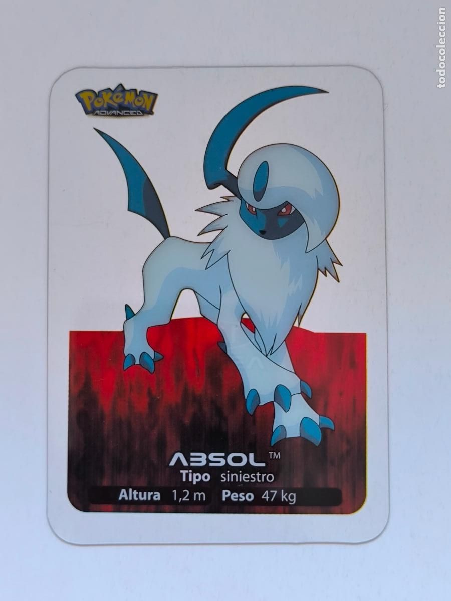 Trading cards: POKEMON ADVANCED LAMINCARDS - N&ordm; 120 ABSOL - CARD / CARTA - EDIBAS 2006 (9ZC1)