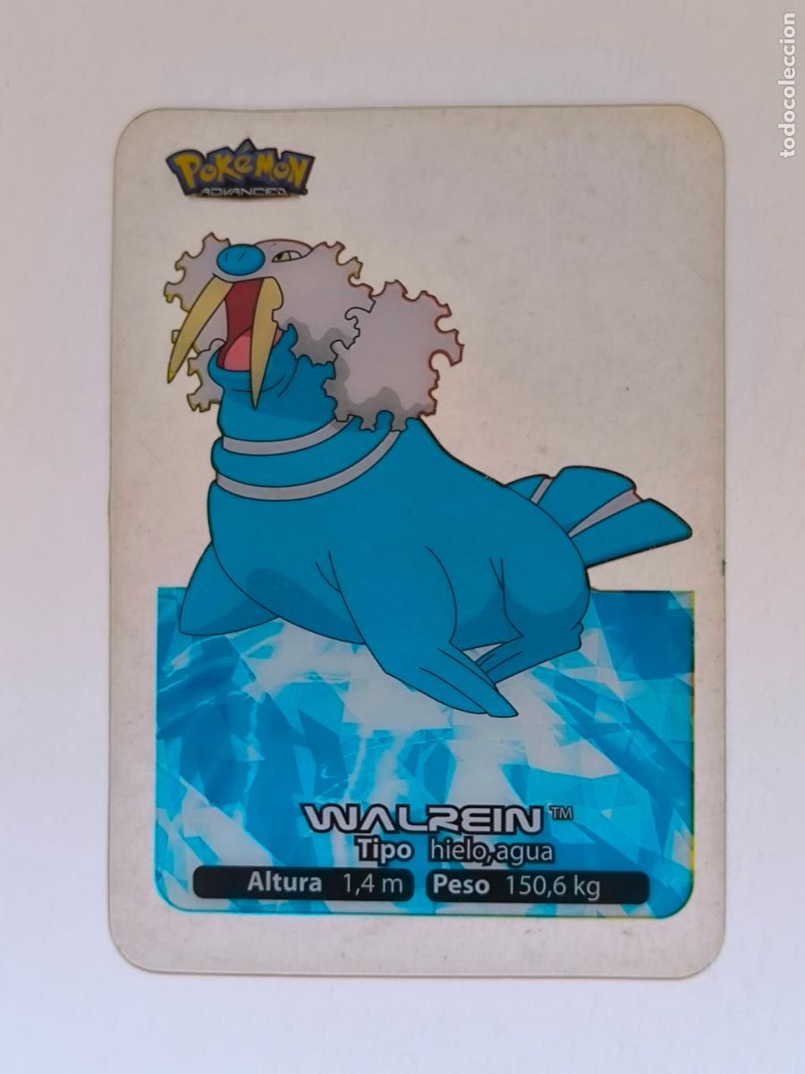 Trading cards: POKEMON ADVANCED LAMINCARDS - N&ordm; 129 WALREIN - CARD / CARTA - EDIBAS 2006 (9ZC1)