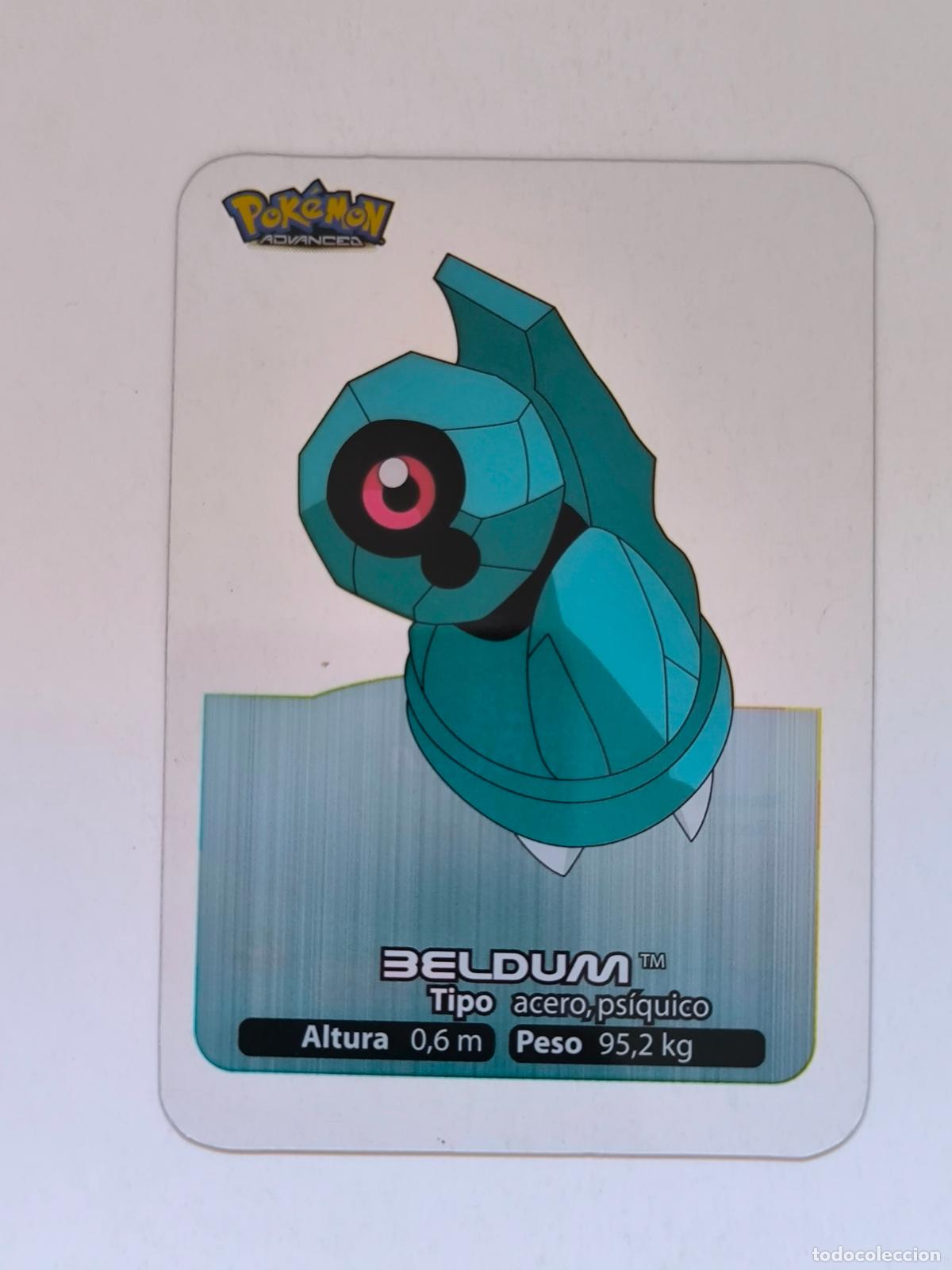 Trading cards: POKEMON ADVANCED LAMINCARDS - N&ordm; 138 BELDUM - CARD / CARTA - EDIBAS 2006 (9ZC1)