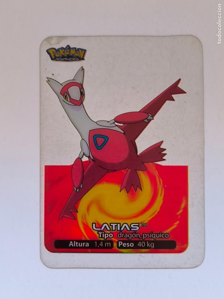 Trading cards: POKEMON ADVANCED LAMINCARDS - N&ordm; 144 LATIAS - CARD / CARTA - EDIBAS 2006 (9ZC1)