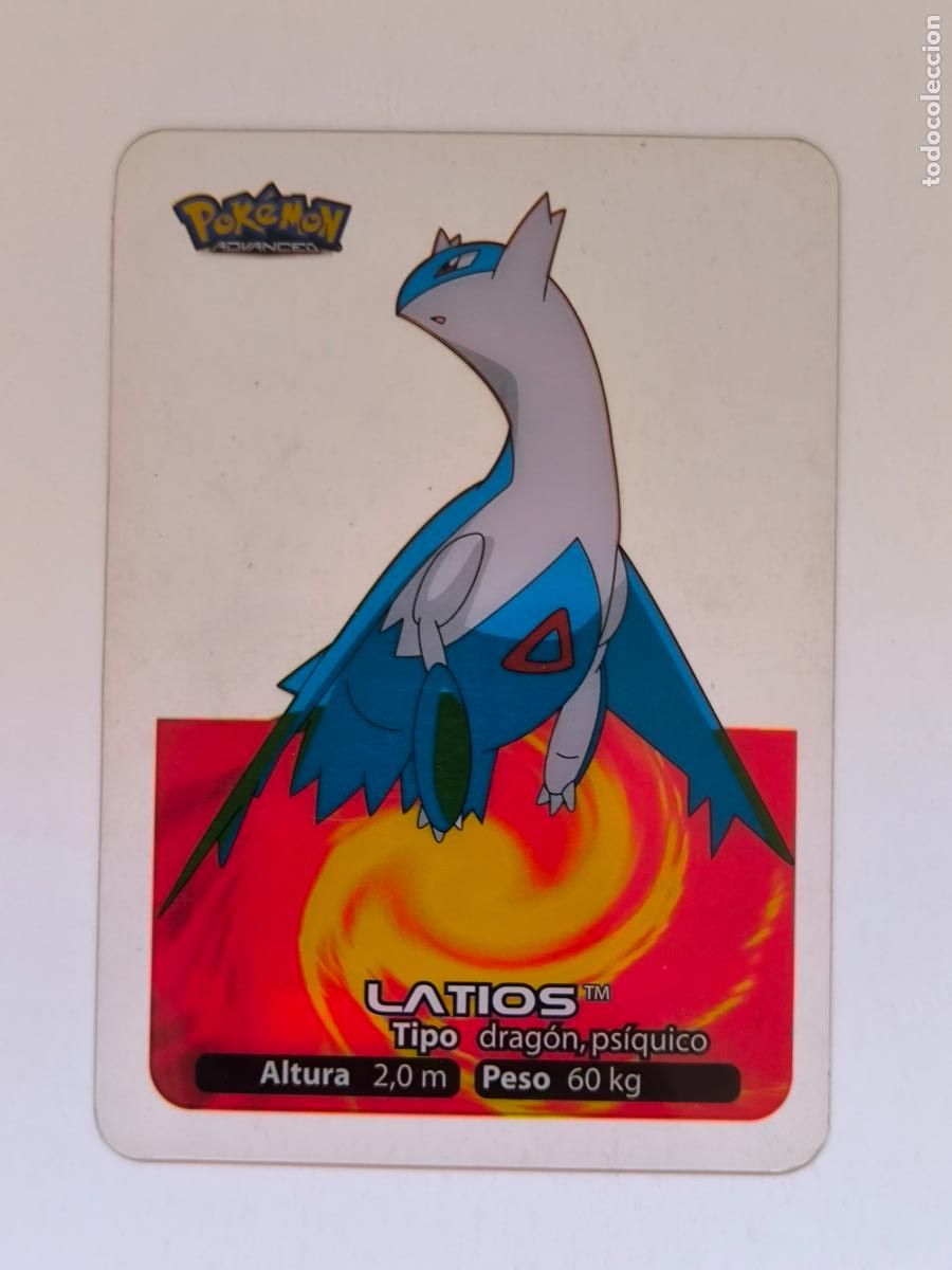 Trading cards: POKEMON ADVANCED LAMINCARDS - N&ordm; 145 LATIOS - CARD / CARTA - EDIBAS 2006 (9ZC1)