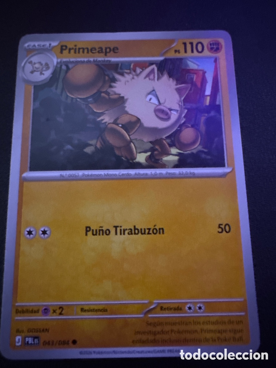 Trading cards: Carta pokemon primeape 043/084