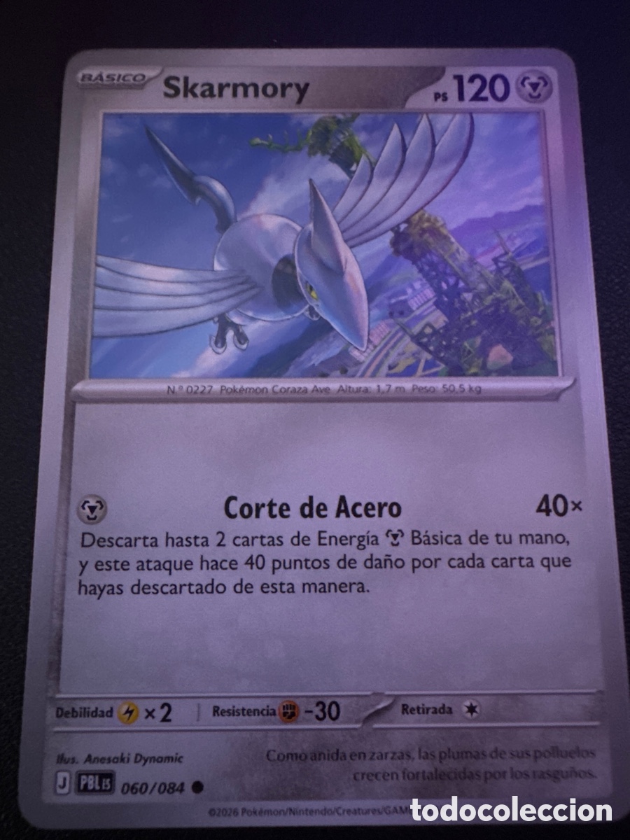 Trading cards: Carta pokemon skarmory 060/084
