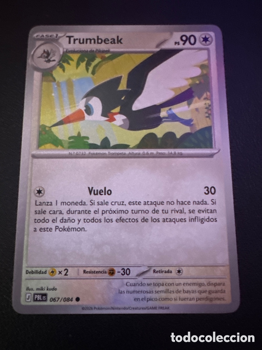Trading cards: Carta pokemon trumbeak 067/084