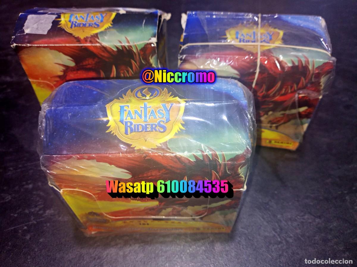 Trading cards: 3 cajas osea 150 sobres sin abrir de la 1&ordf; Fantasy Riders 2018 panini ver fotos niccromo
