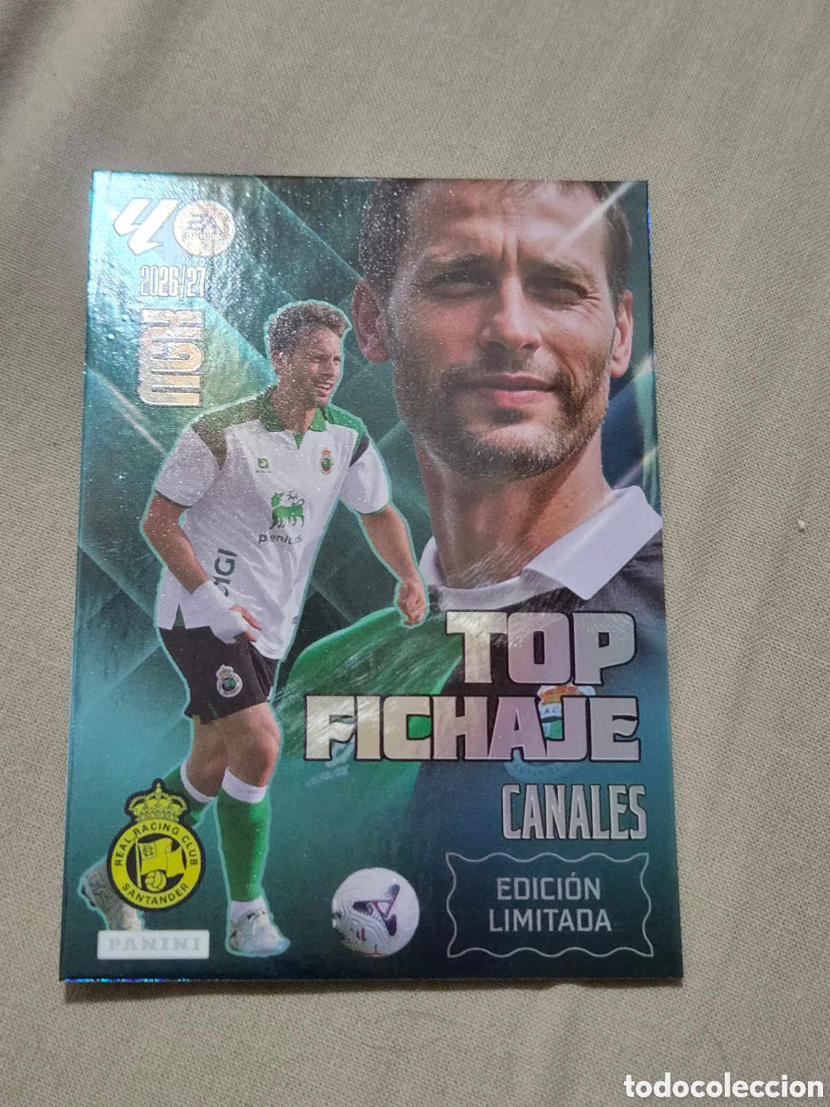 Trading cards: CANALES - RACING TOP FICHAJE EDICI&Oacute;N LIMITADA MEGACRACKS 2026 2027