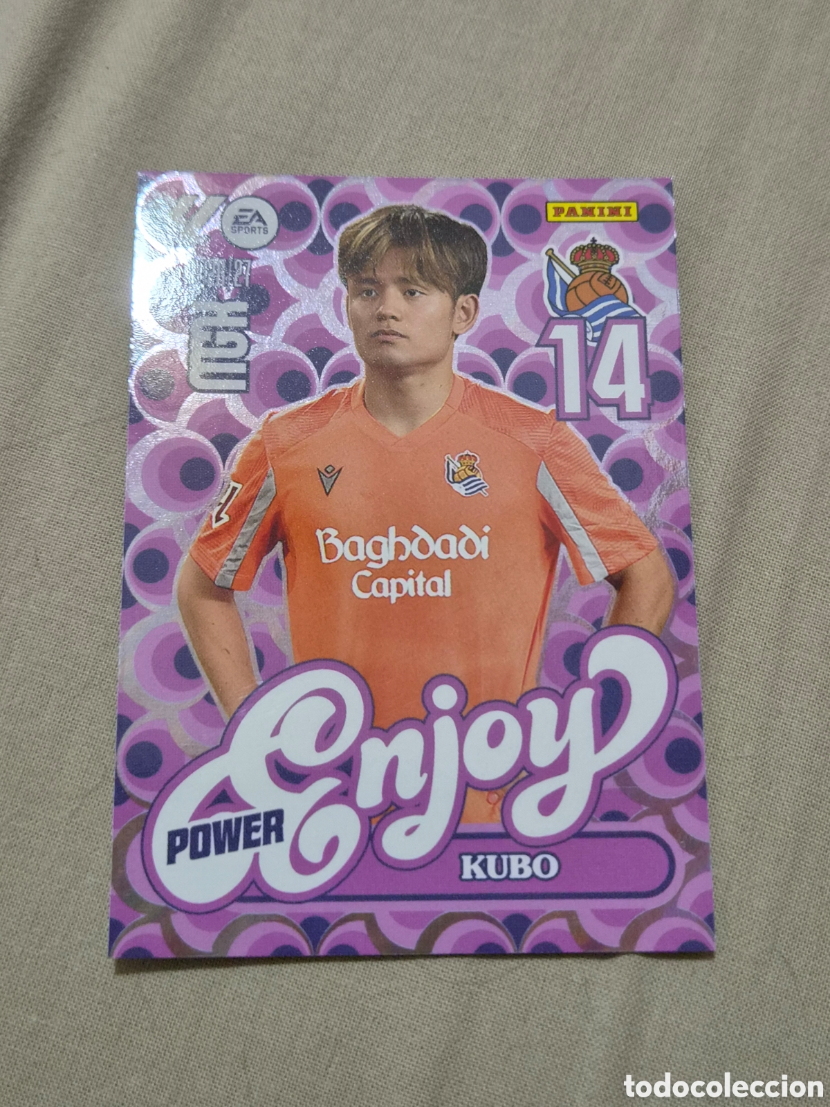 Trading cards: 384 P - KUBO - REAL SOCIEDAD ENJOY POWER MEGACRACKS 2026 2027