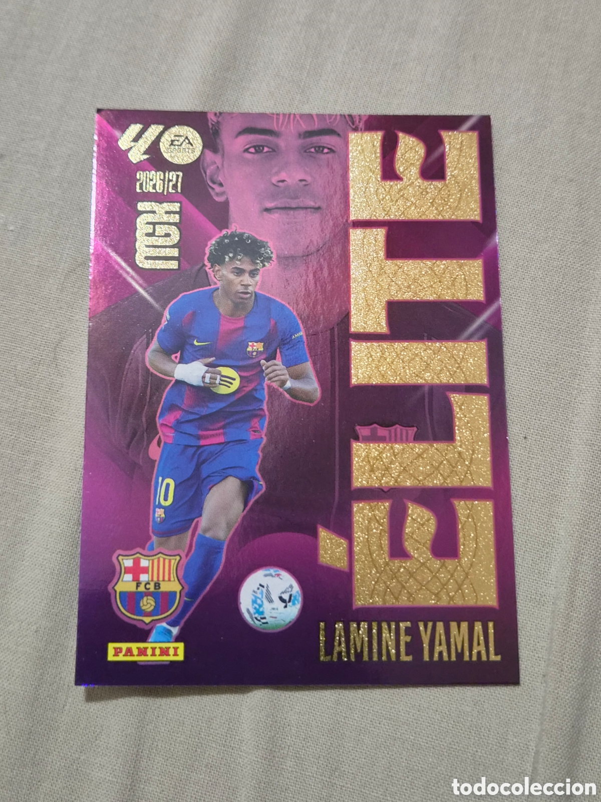 Trading cards: 9 - LAMINE YAMAL - BARCELONA &Eacute;LITE MEGACRACKS 2026 2027