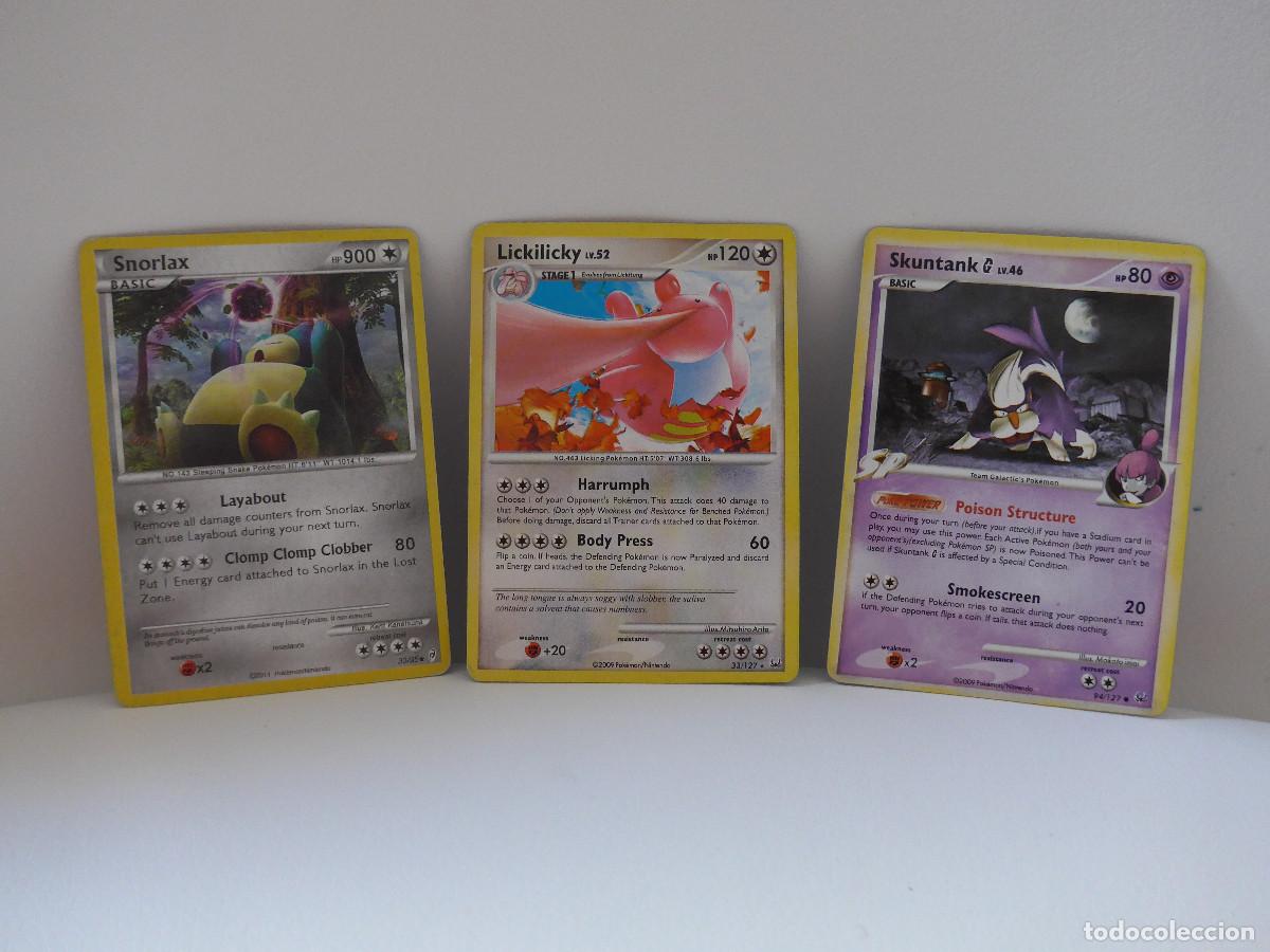 Trading cards: TRES CARTAS DE POKEMON