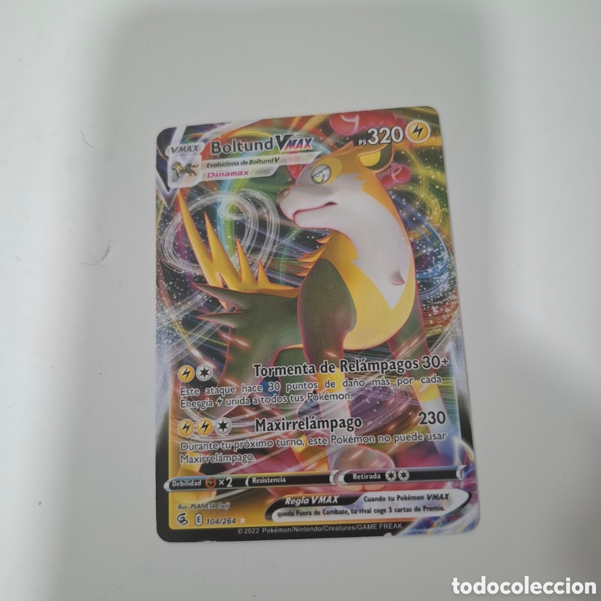 Trading cards: CARTA POKEMON CARD BOLTUND VMAX