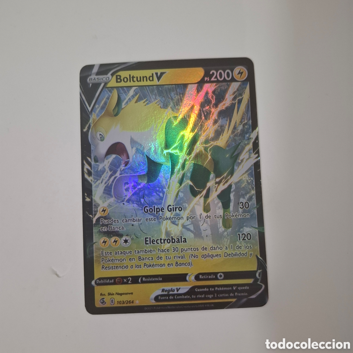 Trading cards: CARTA POKEMON CARD BOLTUND V