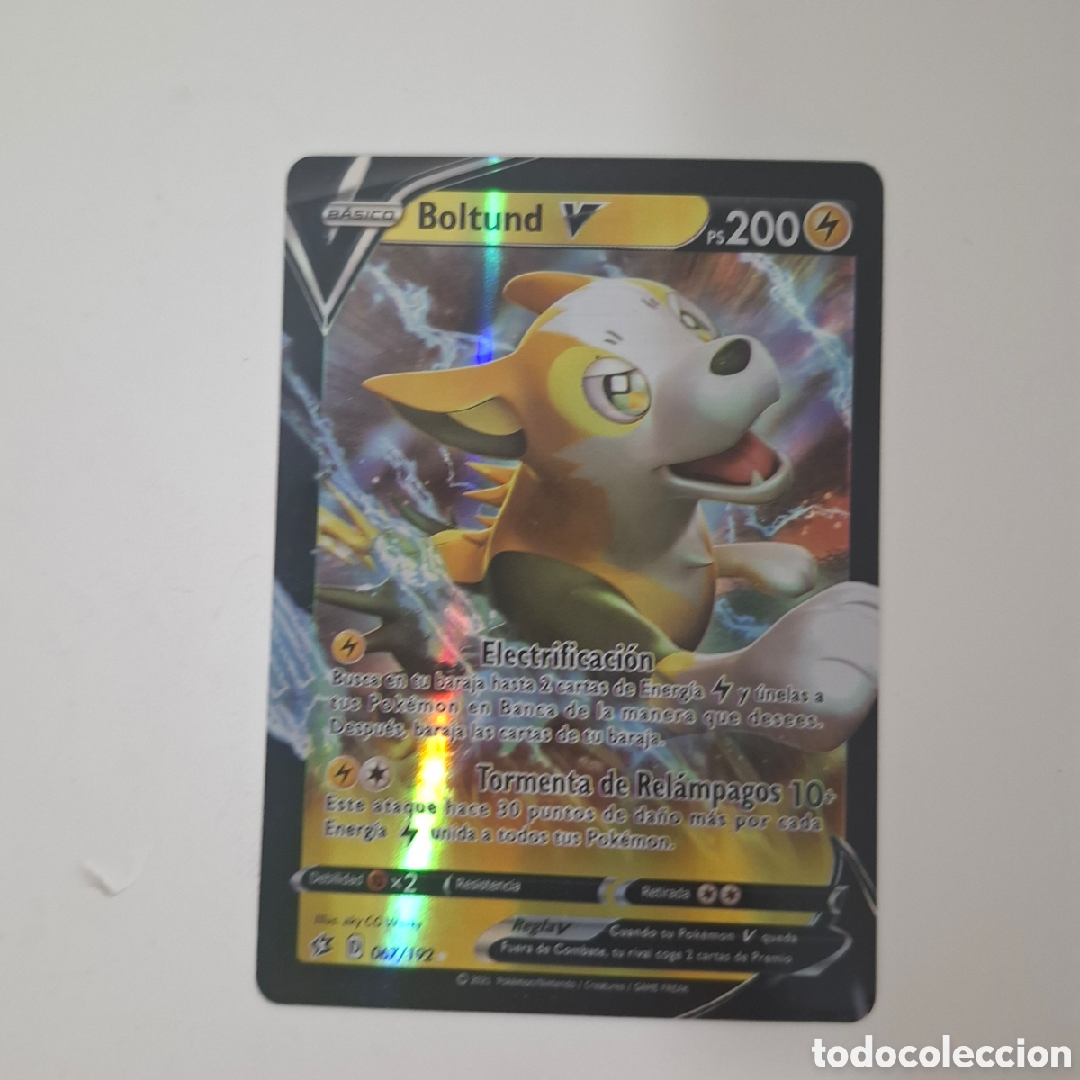 Trading cards: CARTA POKEMON CARD BOLTUND V