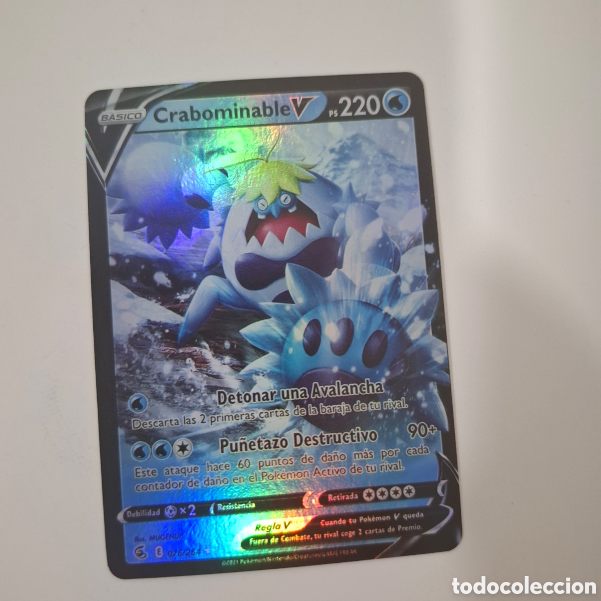 Trading cards: CARTA POKEMON CARD CRABOMINABLE V