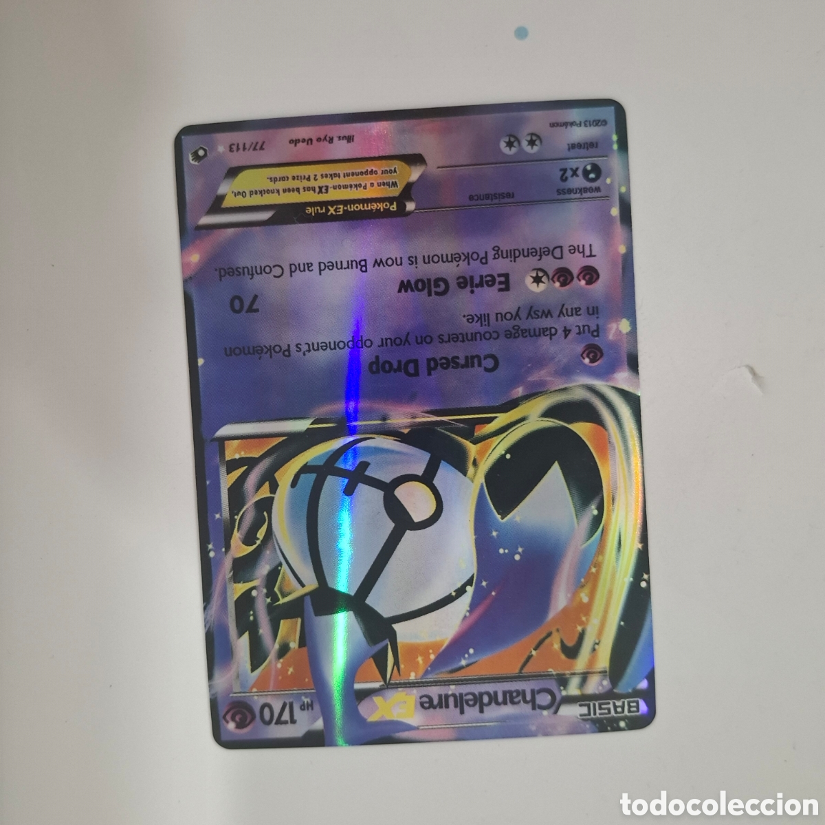 Trading cards: CARTA POKEMON CARD CHANDELURE EX