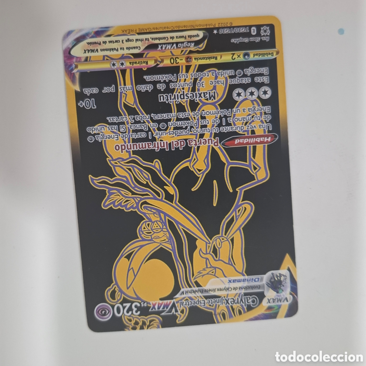 Trading cards: CARTA POKEMON CARD CALYREX JINETE ESPECTRAL VMAX