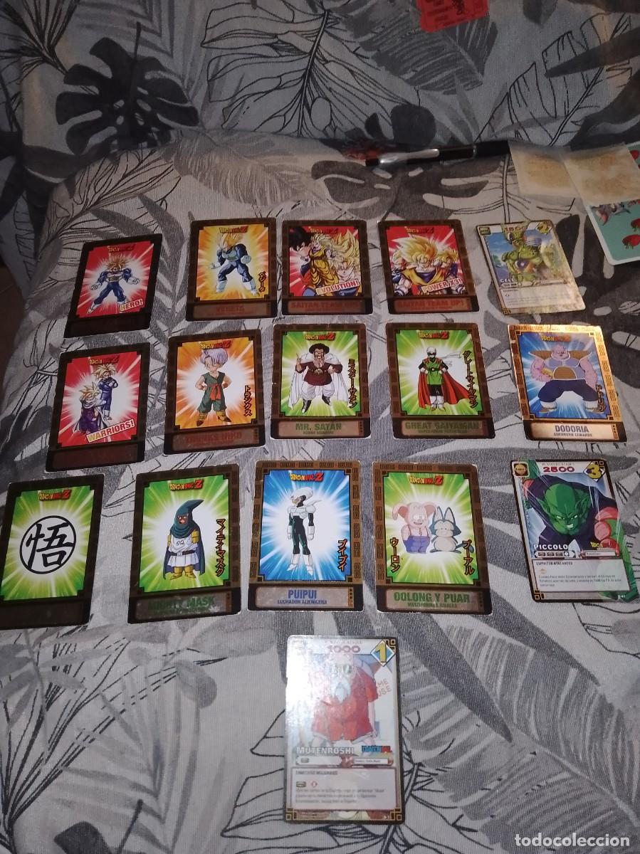 Trading cards: Lote 16 cartas drag&oacute;n ball &uacute;nicas ver fotos