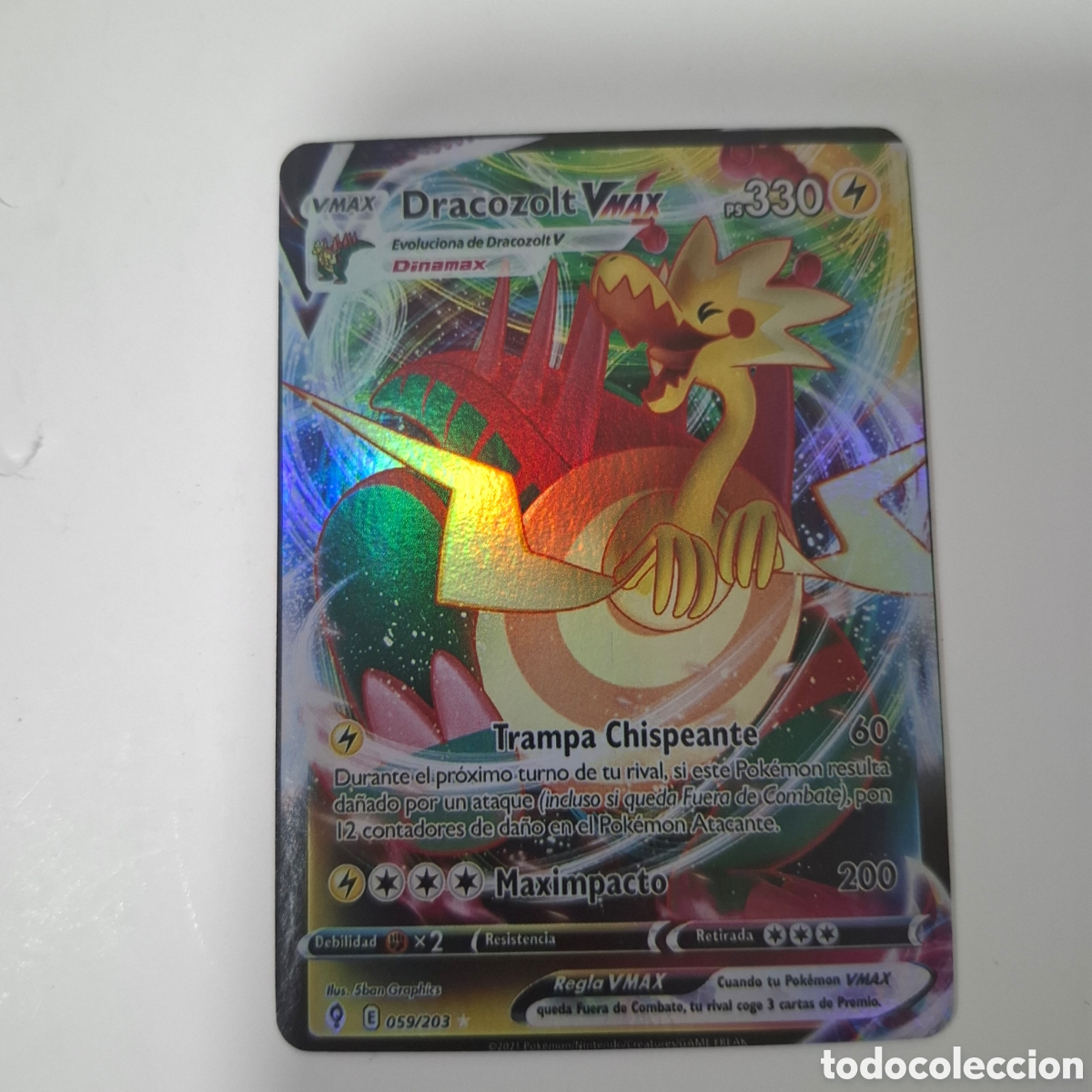 Trading cards: CARTA POKEMON CARD DRACOZOLT VMAX