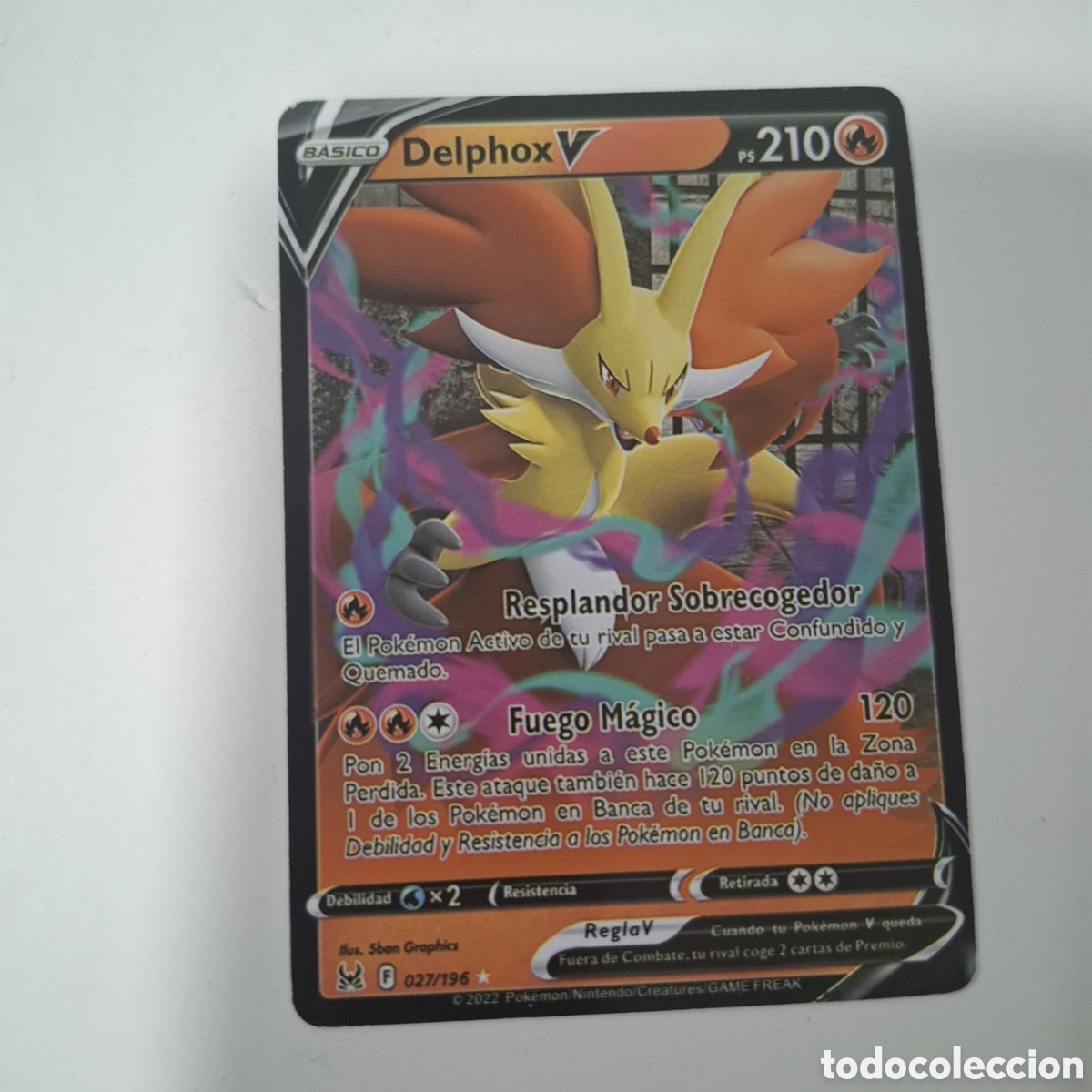 Trading cards: CARTA POKEMON CARD DELPHOX V