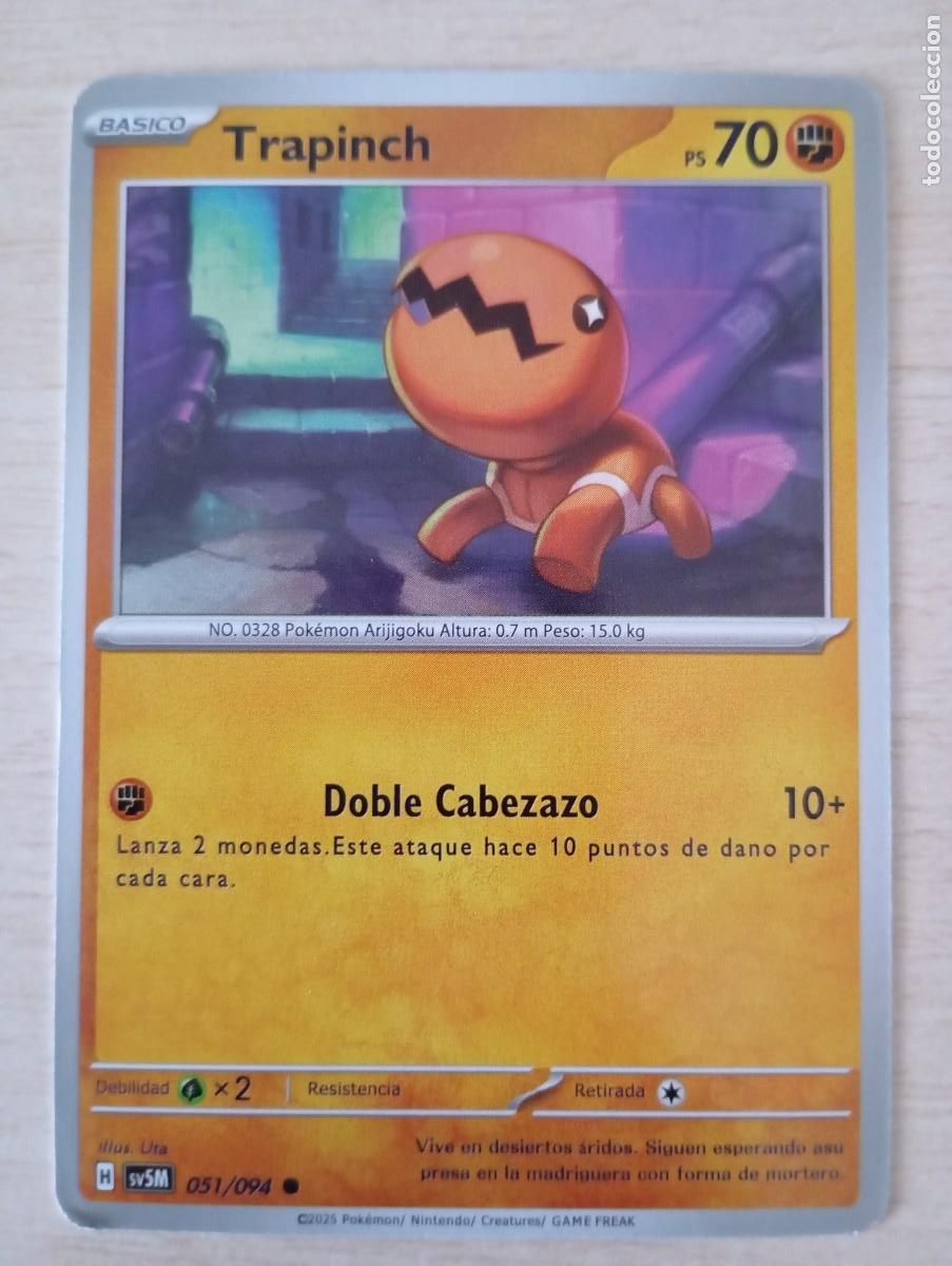 Trading cards: Carta Pok&eacute;mon Trapinch Proxy