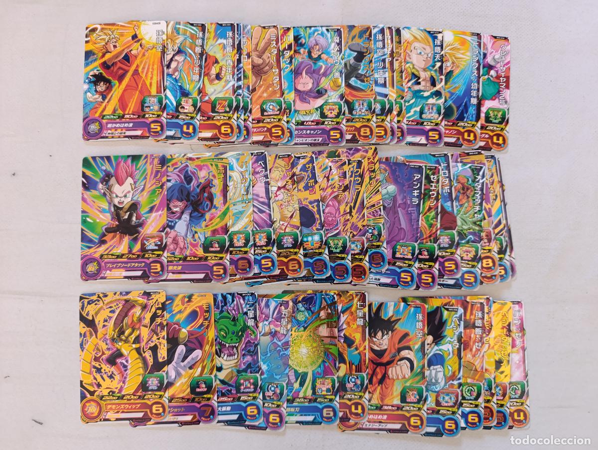 Trading cards: LOTE 46 CARTAS SUPER DRAGON BALL HEROES - BIG BANG MISSION SERIE BM3 - BANDAI JAPON CARDS (F7Cw)