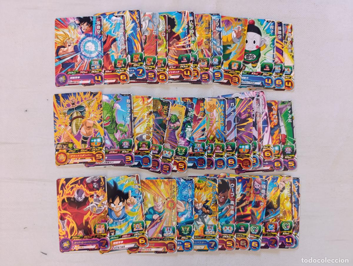 Trading cards: LOTE 41 CARTAS SUPER DRAGON BALL HEROES - BIG BANG MISSION SERIE BM5 - BANDAI JAPON CARDS (Q7Aw)