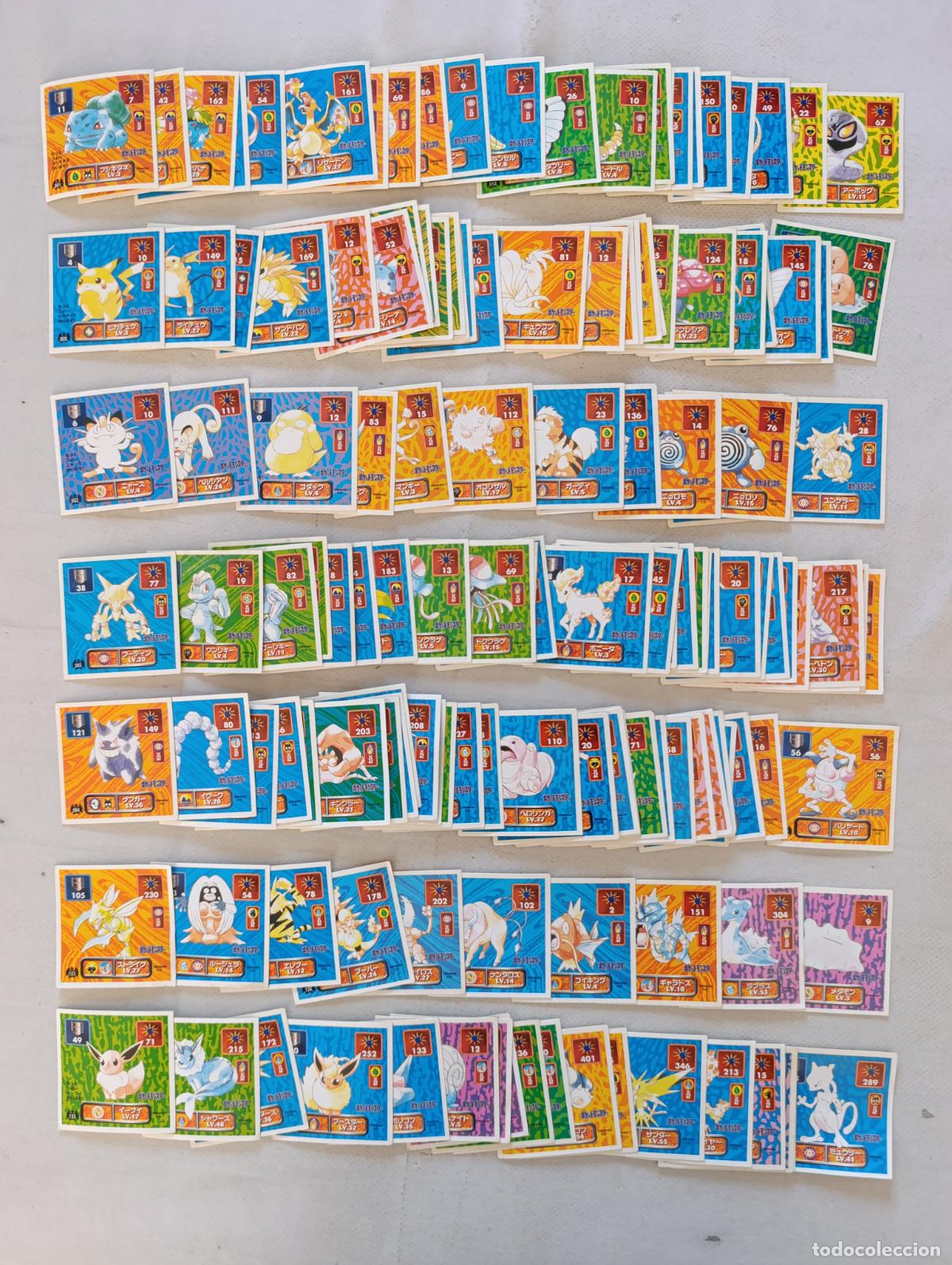 Trading cards: POKEMON AMADA HYPER STICKER COLLECTION - COMPLETA 150 POKEMON - 1996 SEAL - ORIGINAL JAPON (F7Av)