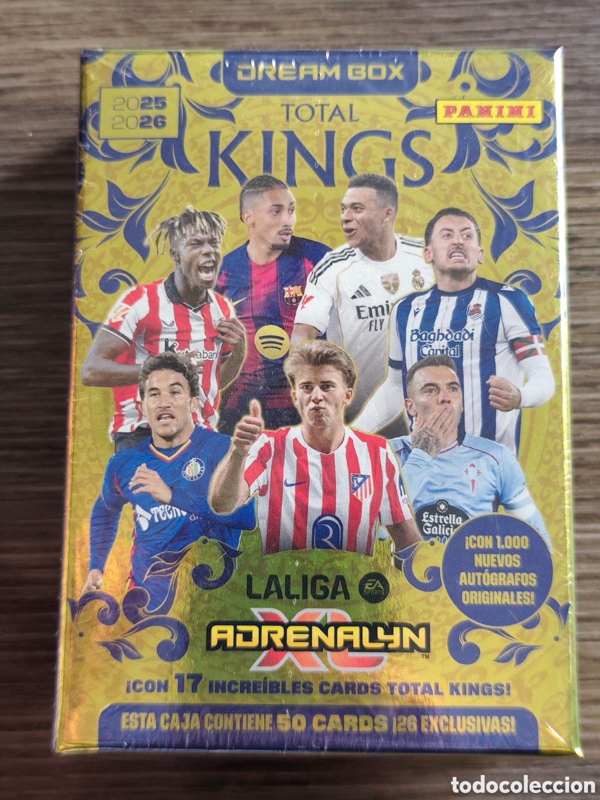 Trading cards: Caja Dream Box Total Kings Adrenalyn XL 2025 2026 Panini Nueva y sellada