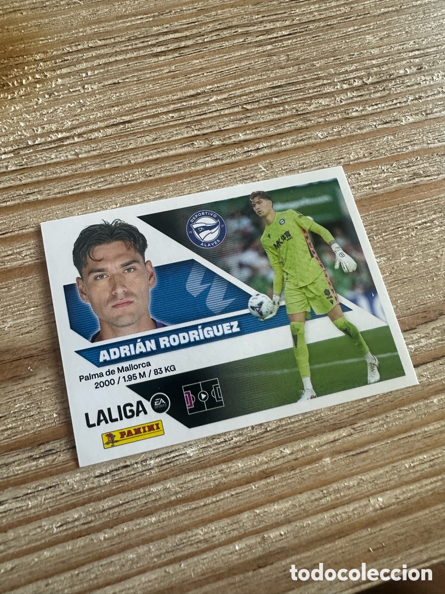 Trading cards: ADRIAN RODRIGUEZ ALAVES 3&ordf; EDICION LIGA ESTE 2026-27 26 27 PANINI