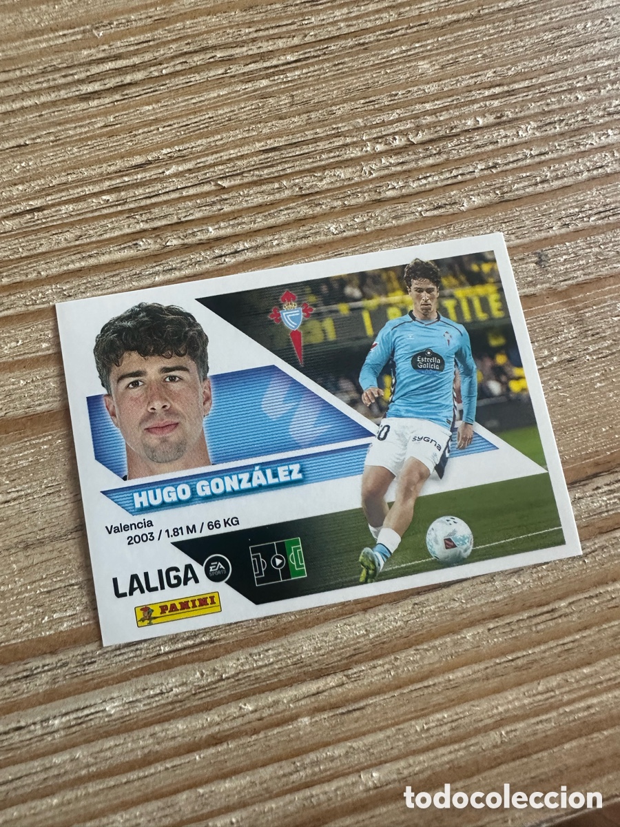 Trading cards: HUGO GONZALEZ 19 BIS CELTA DE VIGO COLOCA 3&ordf; EDICION LIGA ESTE 2026-27 26 27 PANINI