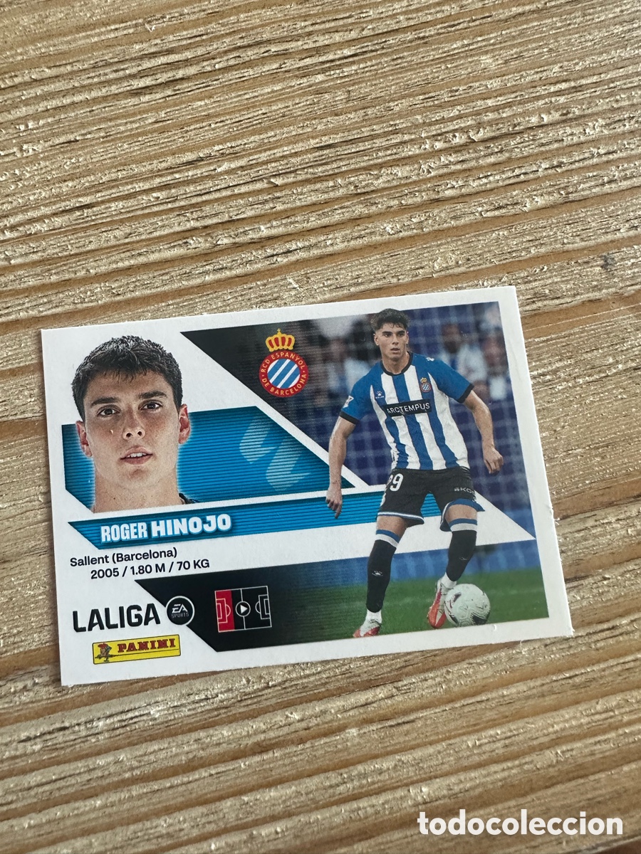 Trading cards: HINOJO 9 BIS RCD ESPANYOL COLOCA 3&ordf; EDICION LIGA ESTE 2026-27 26 27 PANINI
