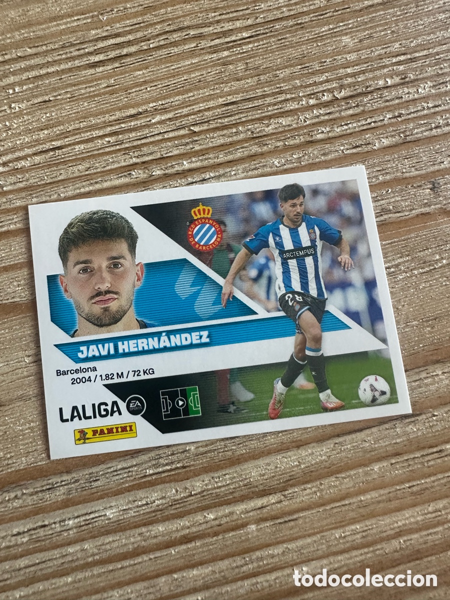 Trading cards: JAVI HERNANDEZ 15 BIS RCD ESPANYOL COLOCA 3&ordf; EDICION LIGA ESTE 2026-27 26 27 PANINI