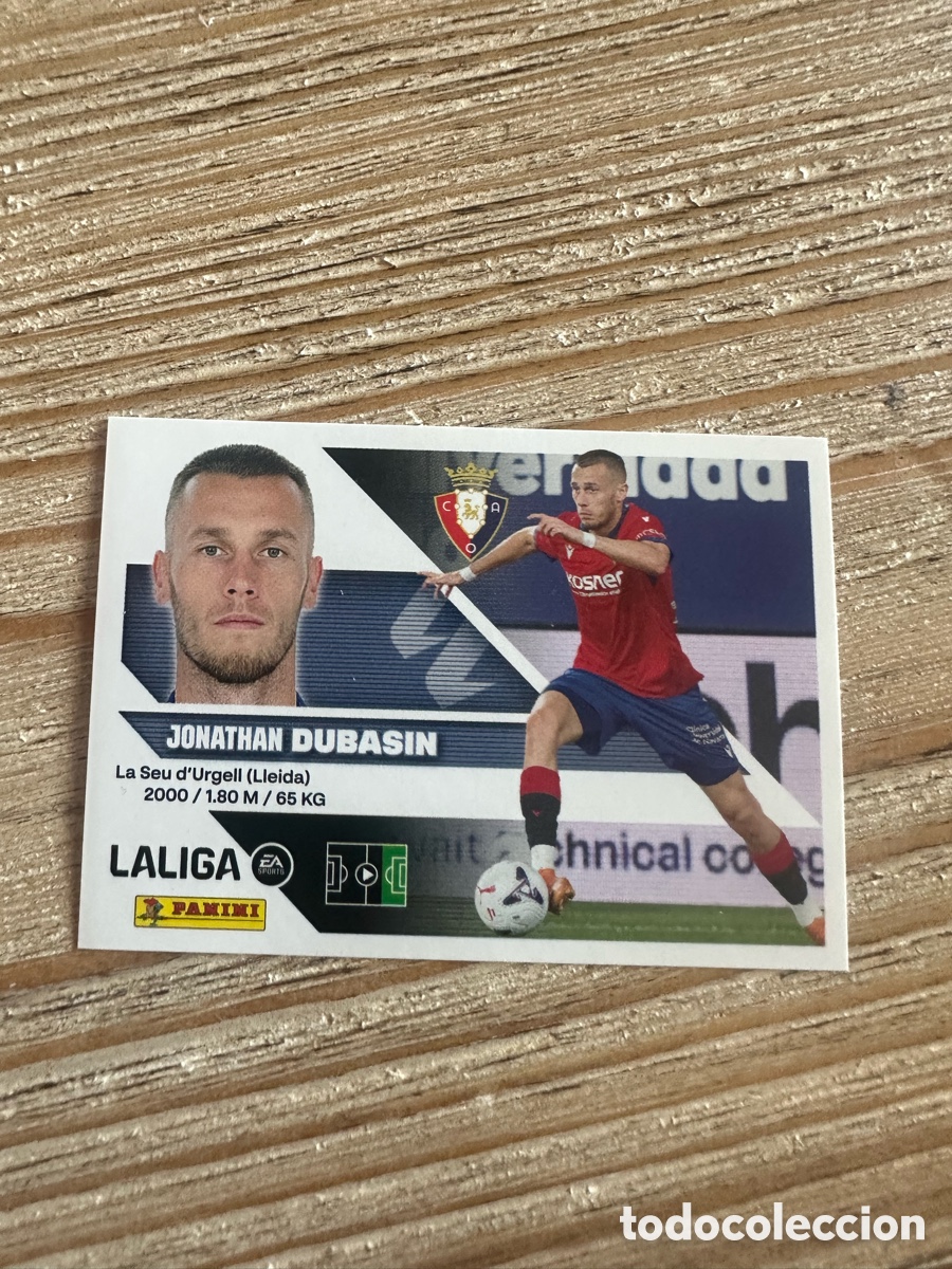 Cartas Colecion&aacute;veis: DUBASIN 16 BIS COLOCA OSASUNA 3&ordf; EDICION LIGA ESTE 2026-27 26 27 PANINI