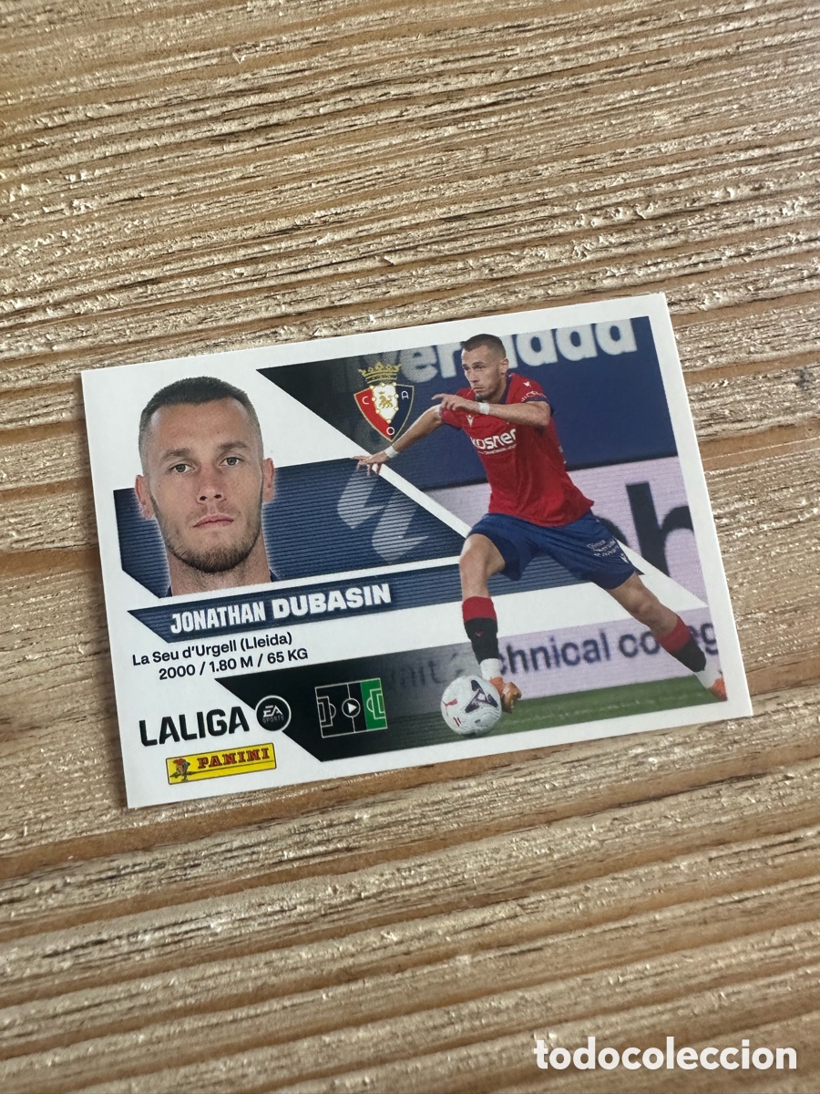 Cartas Colecion&aacute;veis: DUBASIN 16 BIS COLOCA OSASUNA 3&ordf; EDICION LIGA ESTE 2026-27 26 27 PANINI