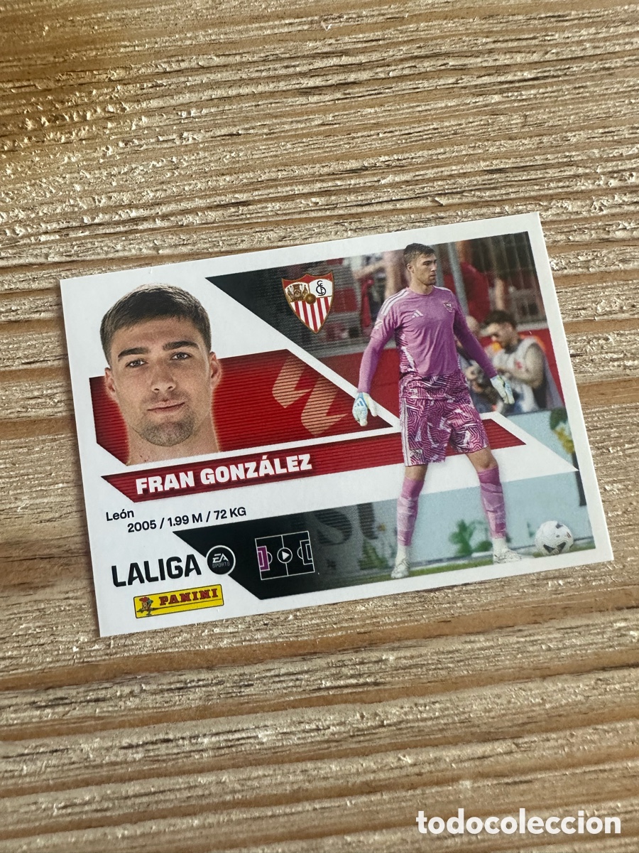 Trading cards: FRAN GONZALEZ 4 SEVILLA 3&ordf; EDICION LIGA ESTE 2026-27 26 27 PANINI
