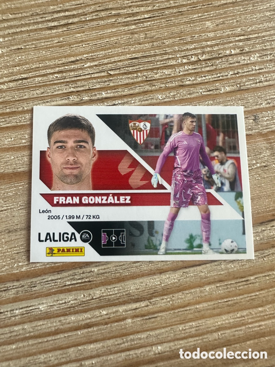 Trading cards: FRAN GONZALEZ 4 SEVILLA 3&ordf; EDICION LIGA ESTE 2026-27 26 27 PANINI