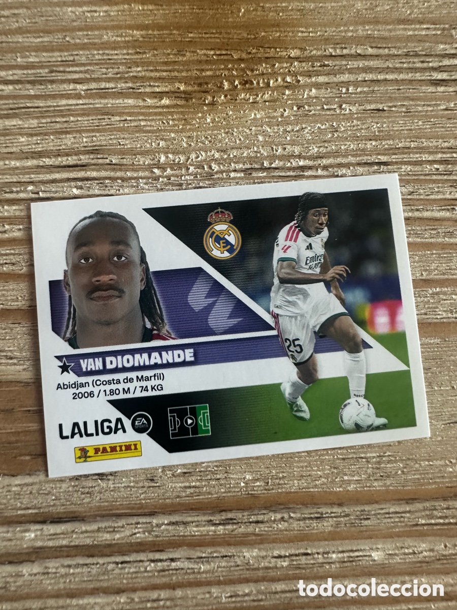 Trading cards: DIOMANDE REAL MADRID FICHAJE 39 3&ordf; EDICION LIGA ESTE 2026-27 26 27 PANINI