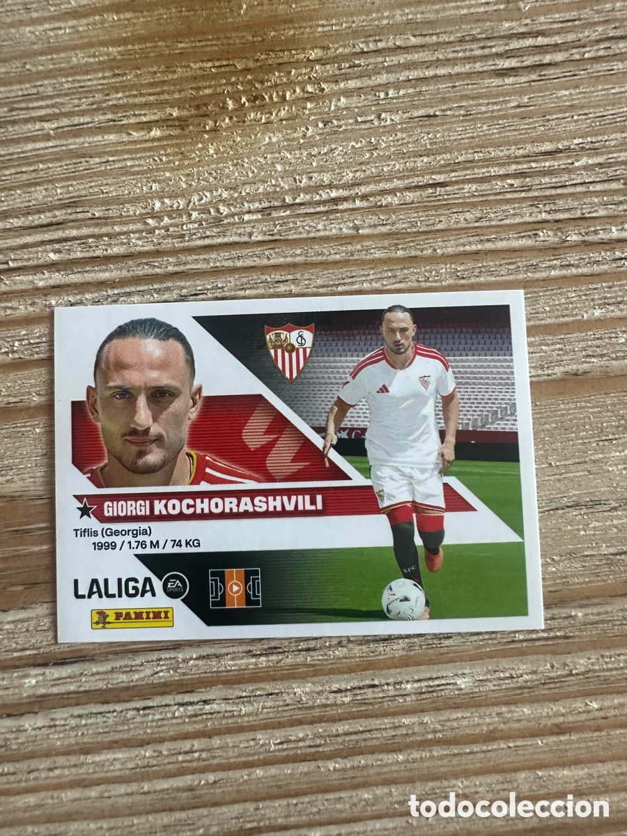 Trading cards: KOCHORASHVILI SEVILLA FICHAJE 36 3&ordf; EDICION LIGA ESTE 2026-27 26 27 PANINI