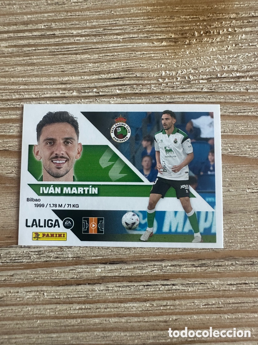 Trading cards: IVAN MARTIN RACING FICHAJE 34 3&ordf; EDICION LIGA ESTE 2026-27 26 27 PANINI