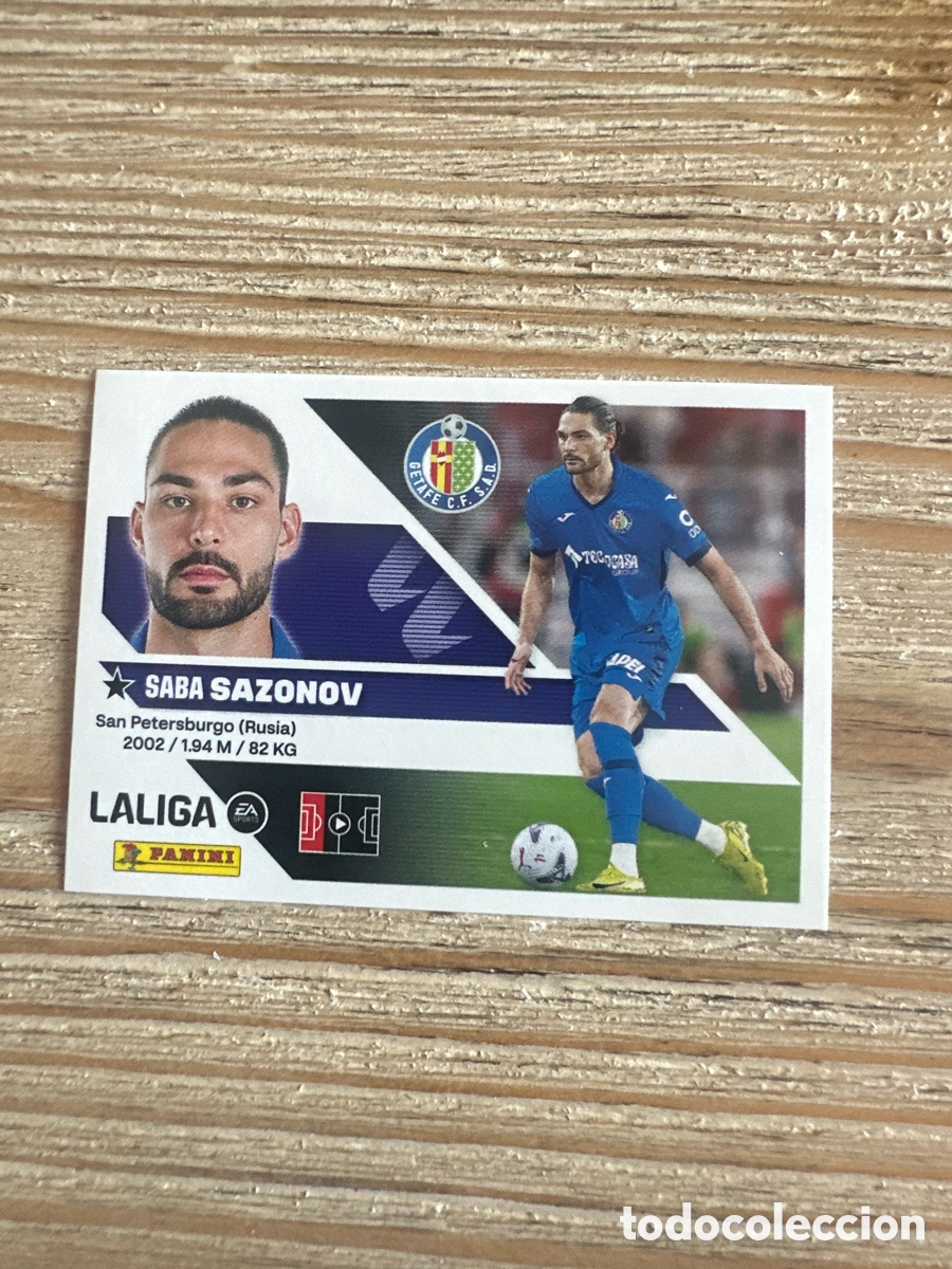 Trading cards: SAZONOV GETAFE FICHAJE 31 3&ordf; EDICION LIGA ESTE 2026-27 26 27 PANINI