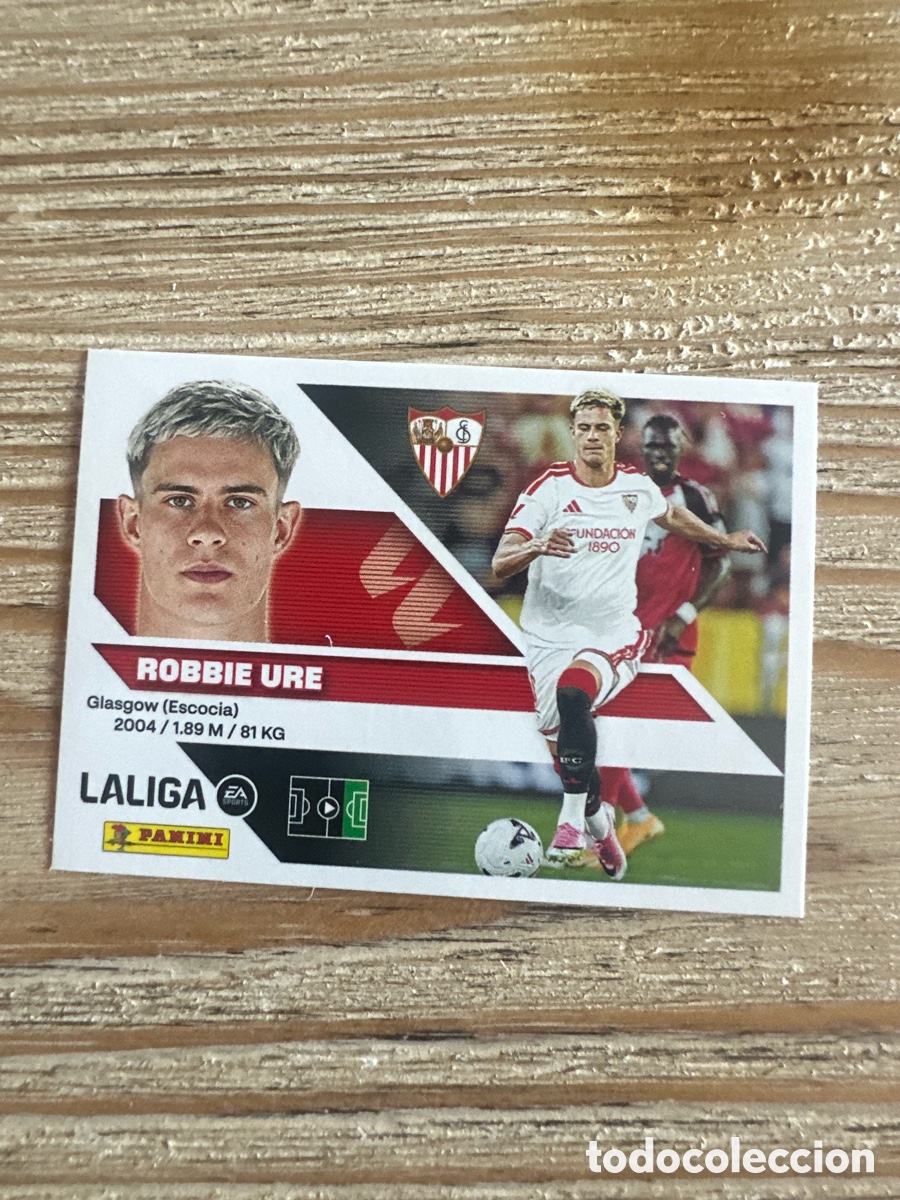 Trading cards: ROBBIE URE SEVILLA FICHAJE 25 3&ordf; EDICION LIGA ESTE 2026-27 26 27 PANINI