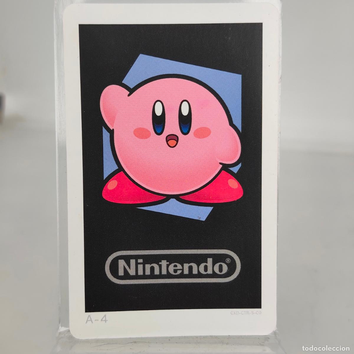 Trading cards: Carta Mario kirby Nintendo 3DS holograma a-4