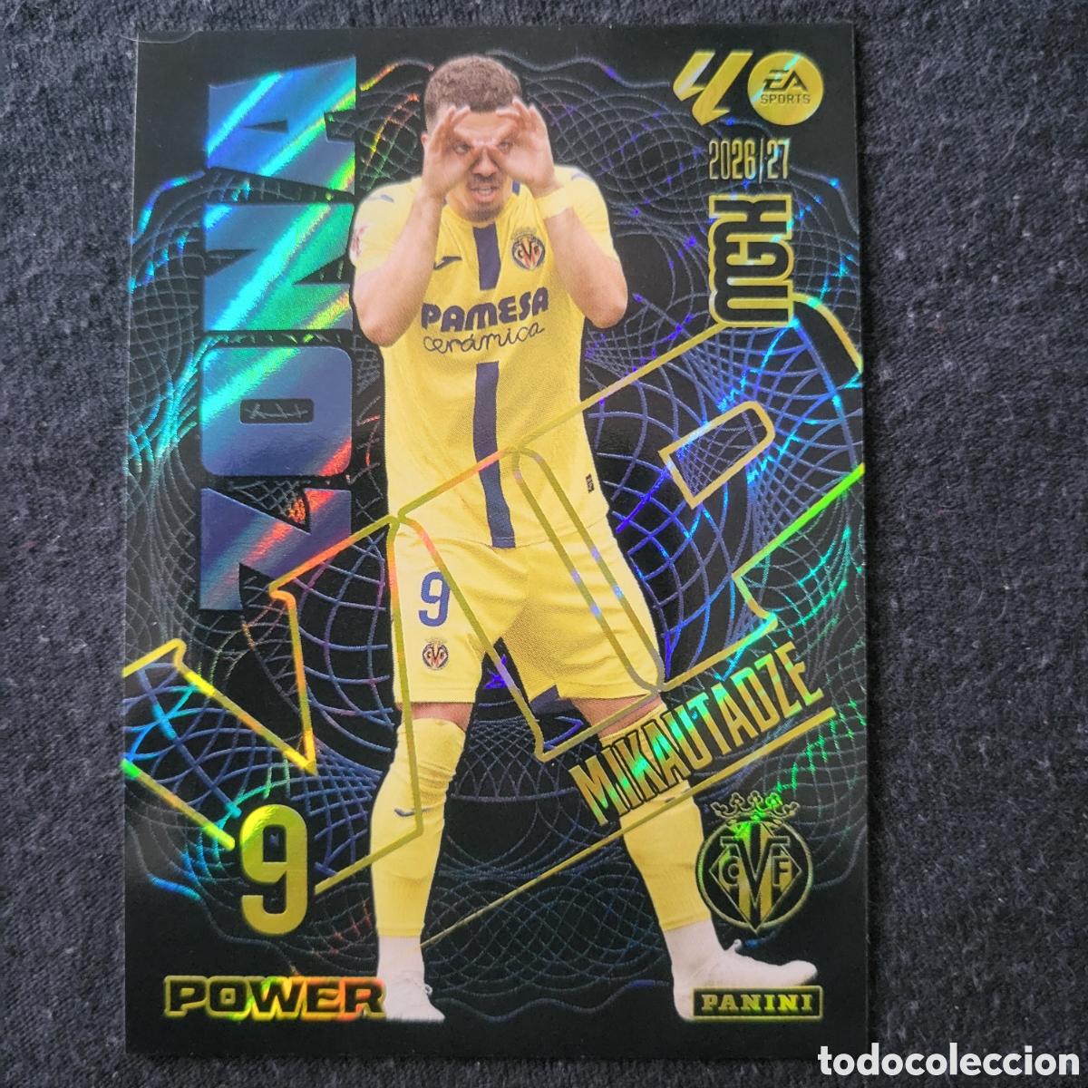 Trading cards: 402P Mikautadze Zona VIP [Power] / Megacracks 2026