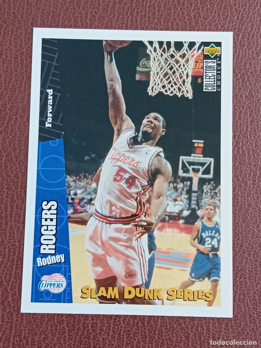 Trading cards: Card 13 Rodney Rogers Upper Deck 1996-97 Slam Dunk Series