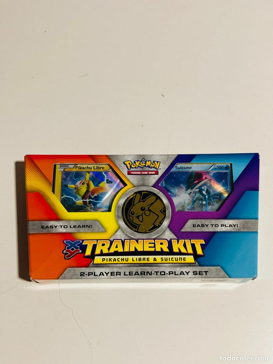 Trading cards: Mazos de cartas Pok&eacute;mon TCG: XY Trainer Kit Pikachu Libre & Suicune (2016)