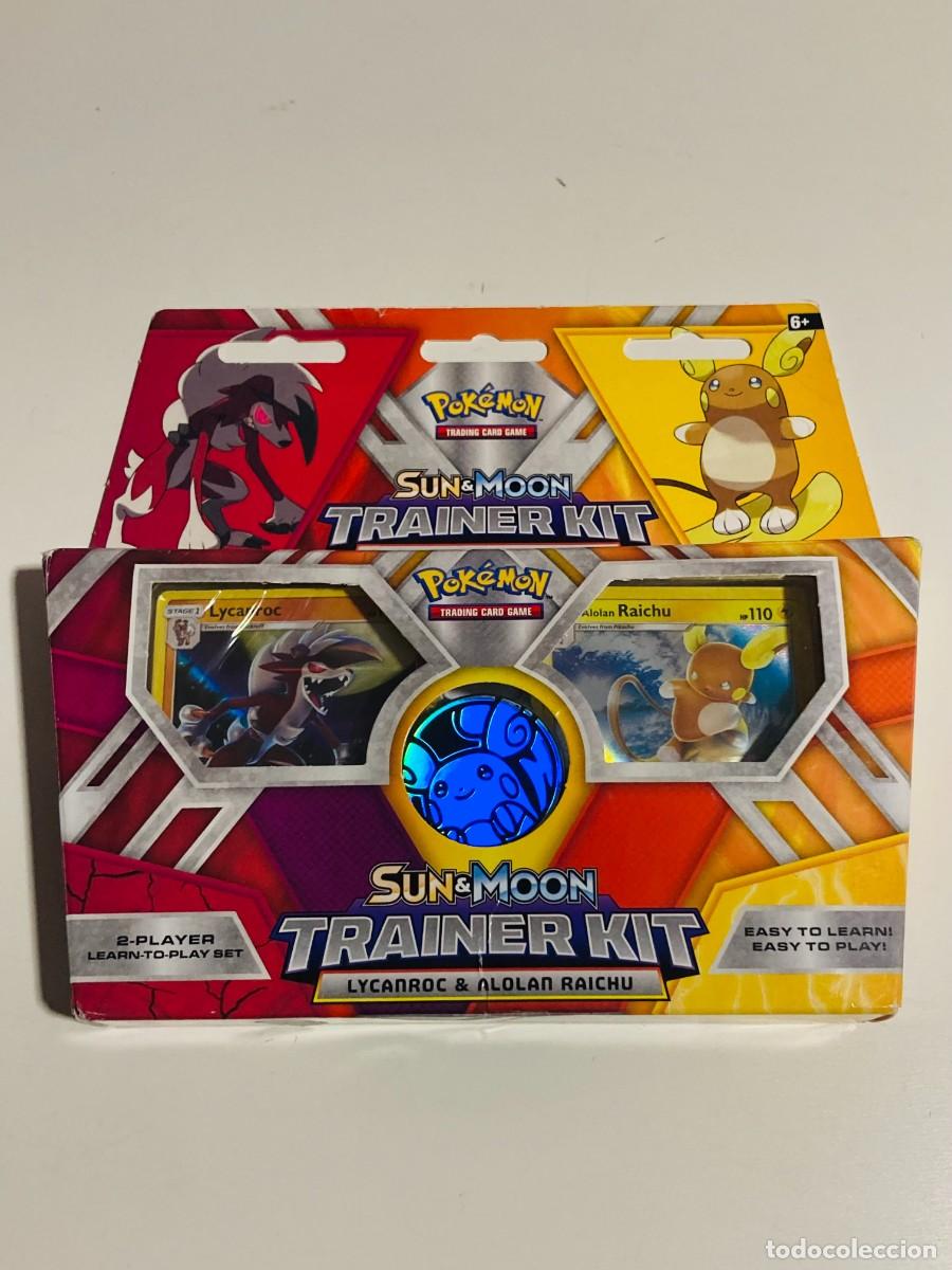 Trading cards: Mazos de cartas Pok&eacute;mon TCG: Sun & Moon Trainer Kit Lycanroc & Alolan Raichu (2017) - NUEVO
